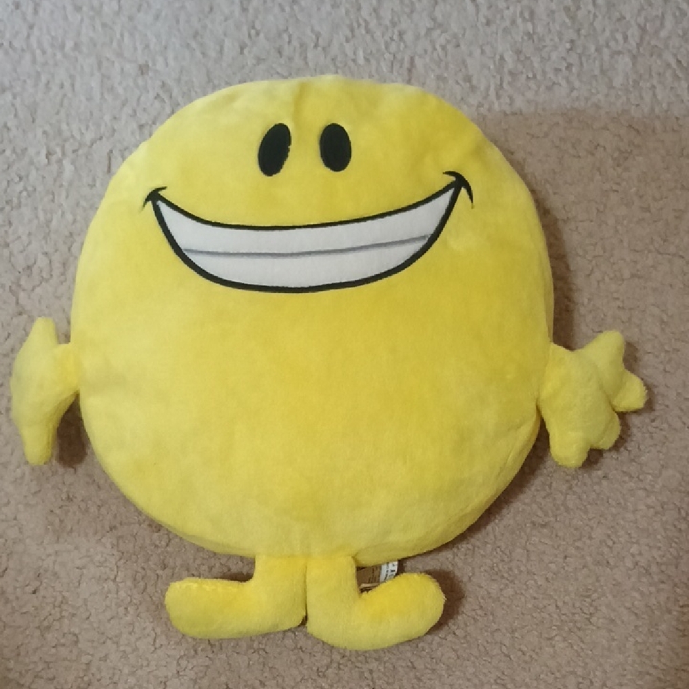 Mr Men Little Miss Mr Happy Plush Collectible 10"